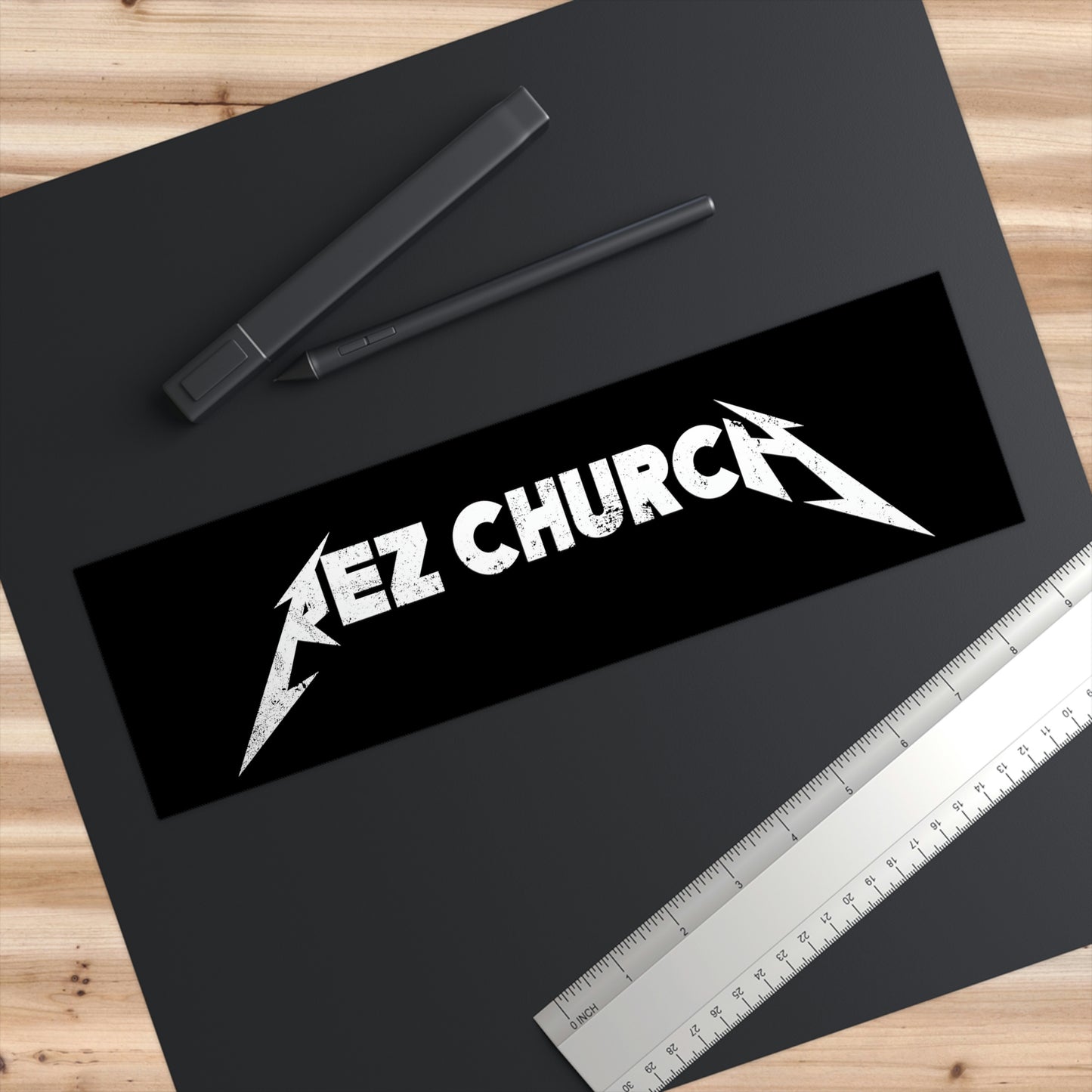 Metal Rez Bumper Stickers