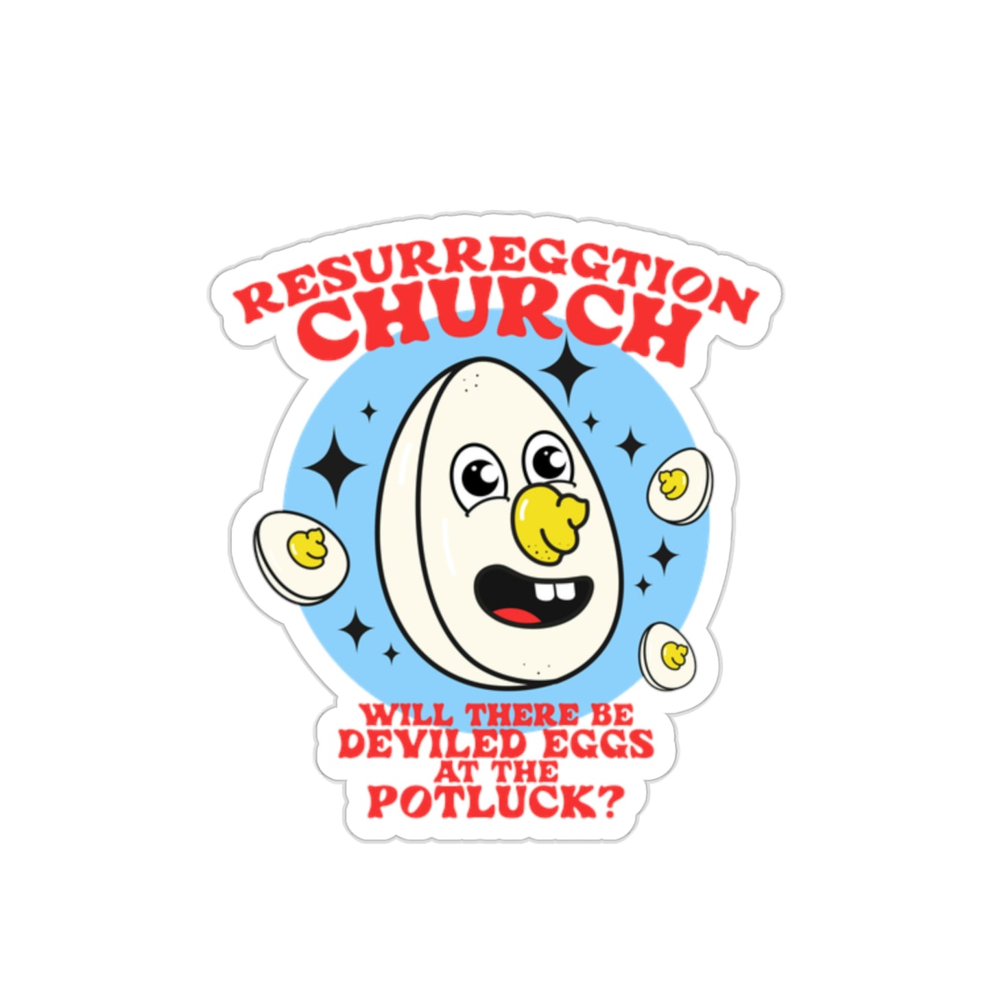 REZurreggtion Church Kiss-Cut Stickers