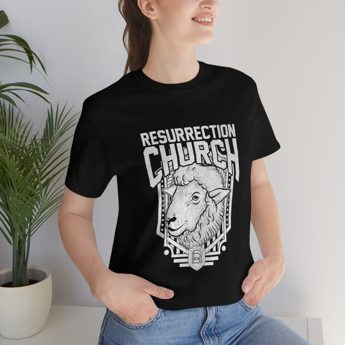 Resurrection Lamb - Unisex Short Sleeve Tee