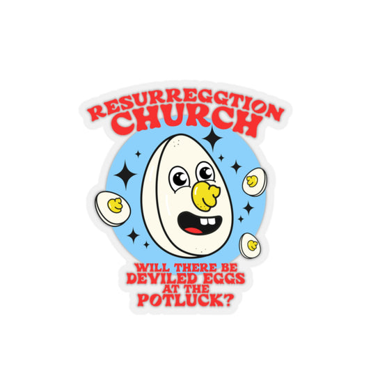 REZurreggtion Church Kiss-Cut Stickers