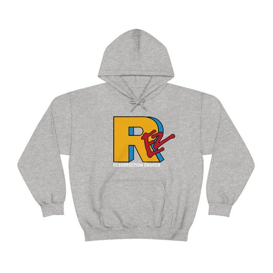 Retro REZ - Unisex Heavy Blend™ Hooded Sweatshirt