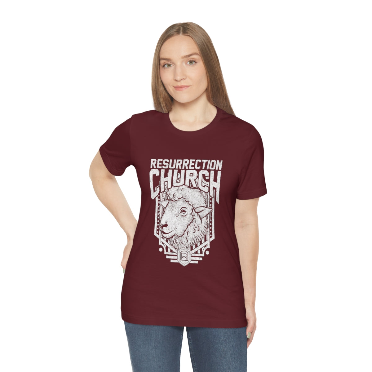 Resurrection Lamb - Unisex Short Sleeve Tee