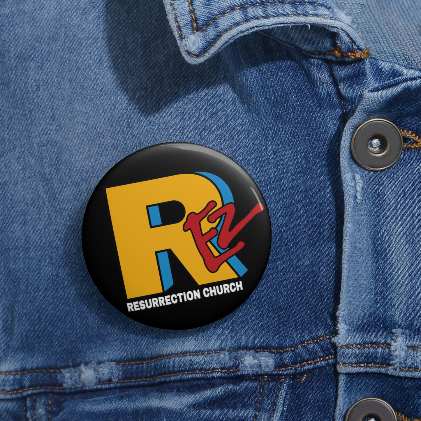 Retro REZ - Pin Buttons