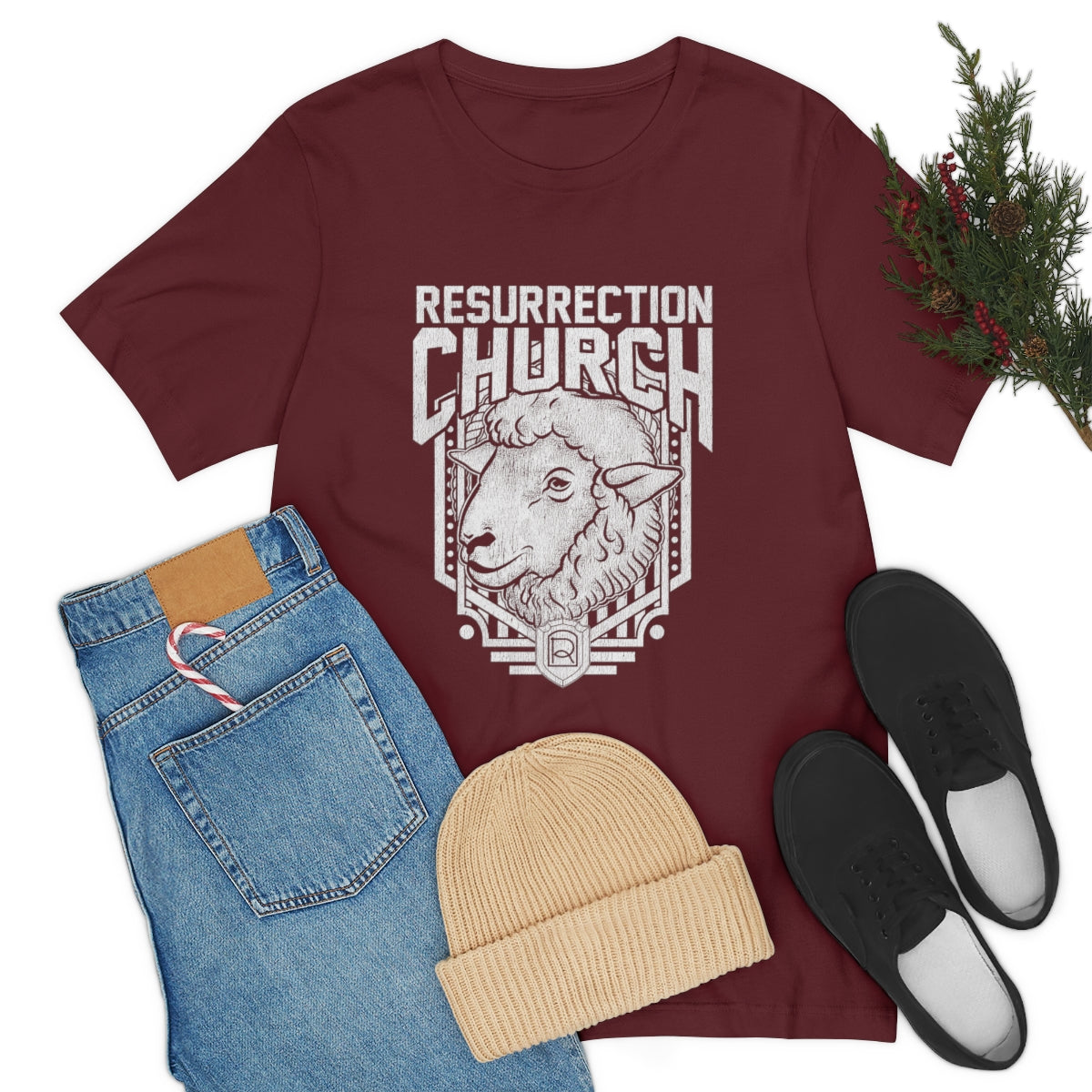 Resurrection Lamb - Unisex Short Sleeve Tee